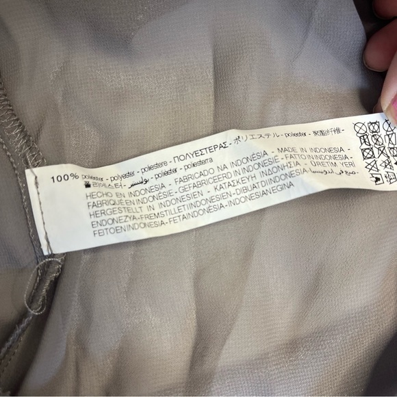 Zara Sheer‎ Button Down Long Sleeve S - Picture 5 of 5